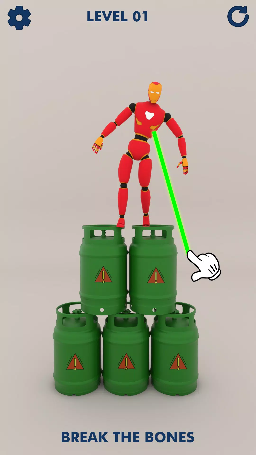 踢碎布娃娃游戏