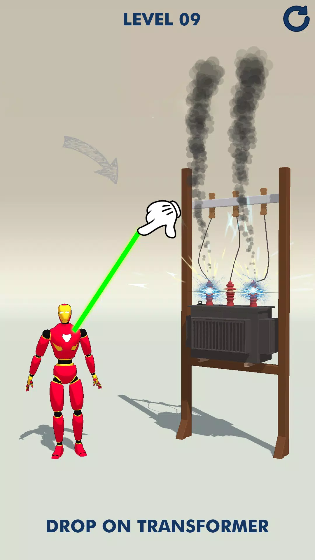 踢碎布娃娃游戏