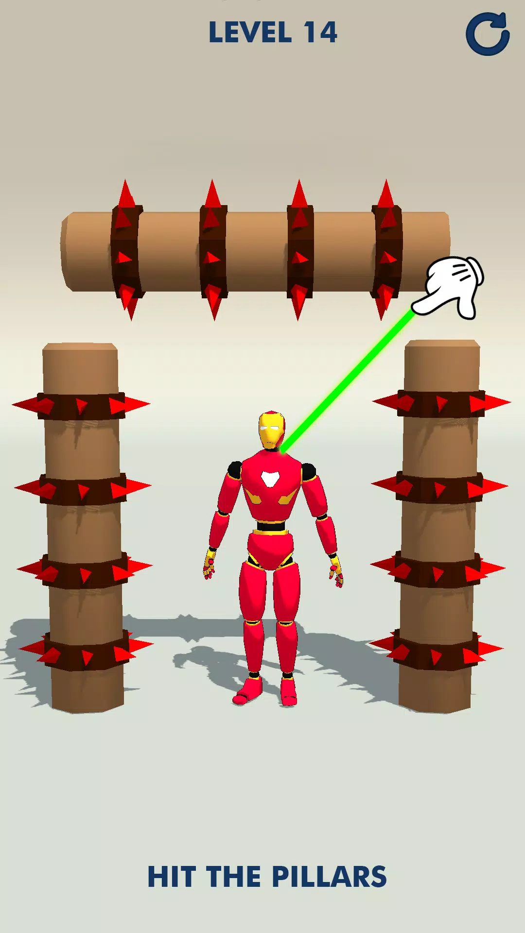 踢碎布娃娃游戏