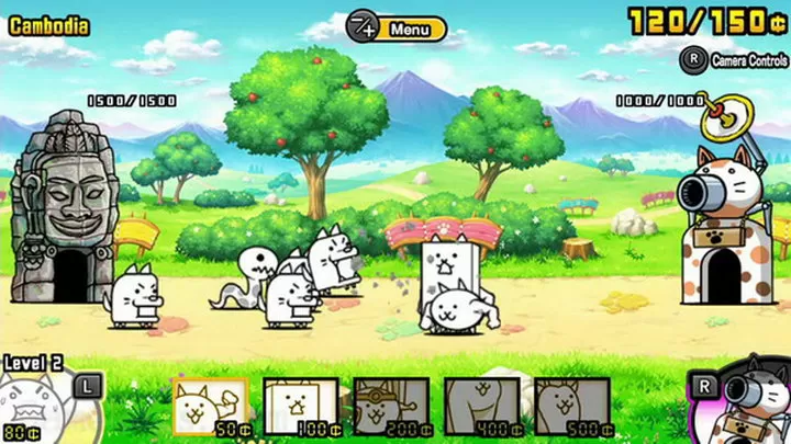 两人一起！猫咪大战争