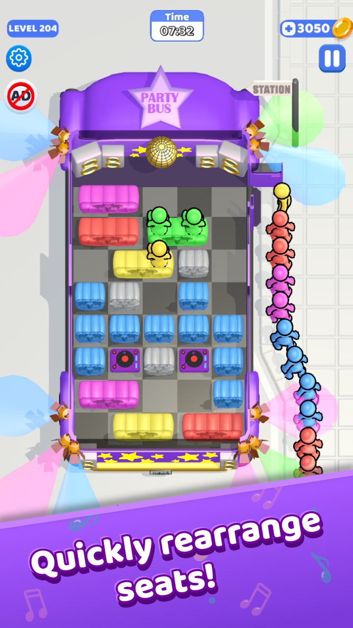 填满座位(辅助菜单)