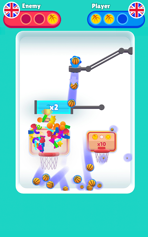 篮筐大战:重力投篮 篮筐大战:重力投篮