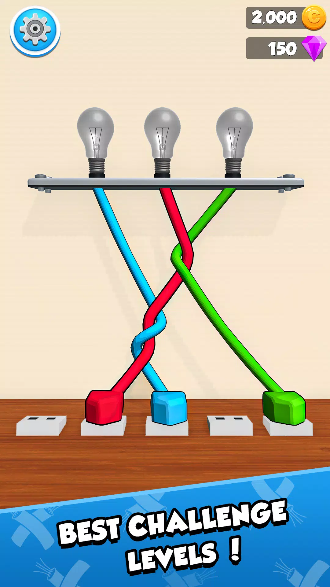 缠结绳索解开扭曲