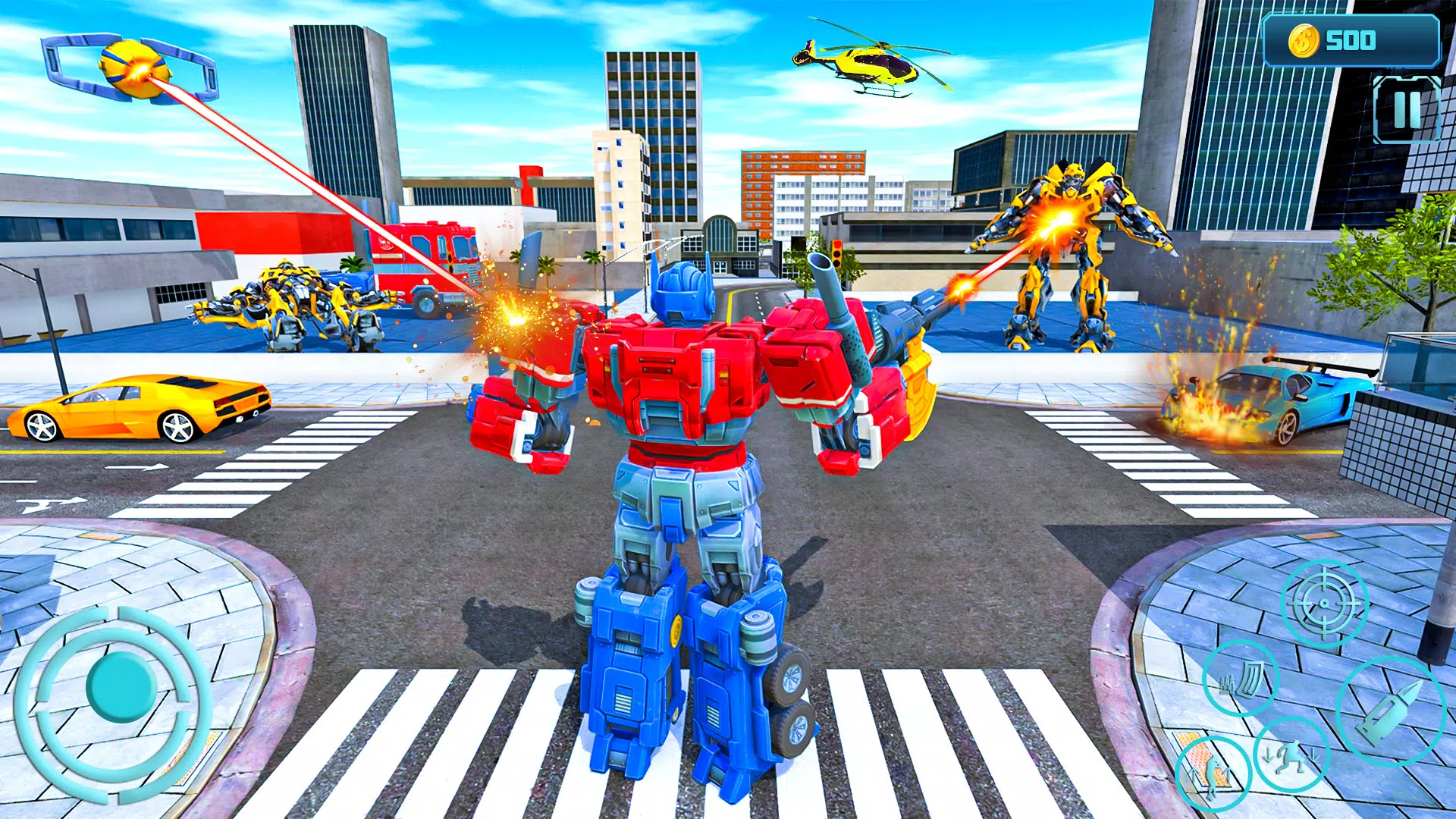 机器人汽车改造游戏3D