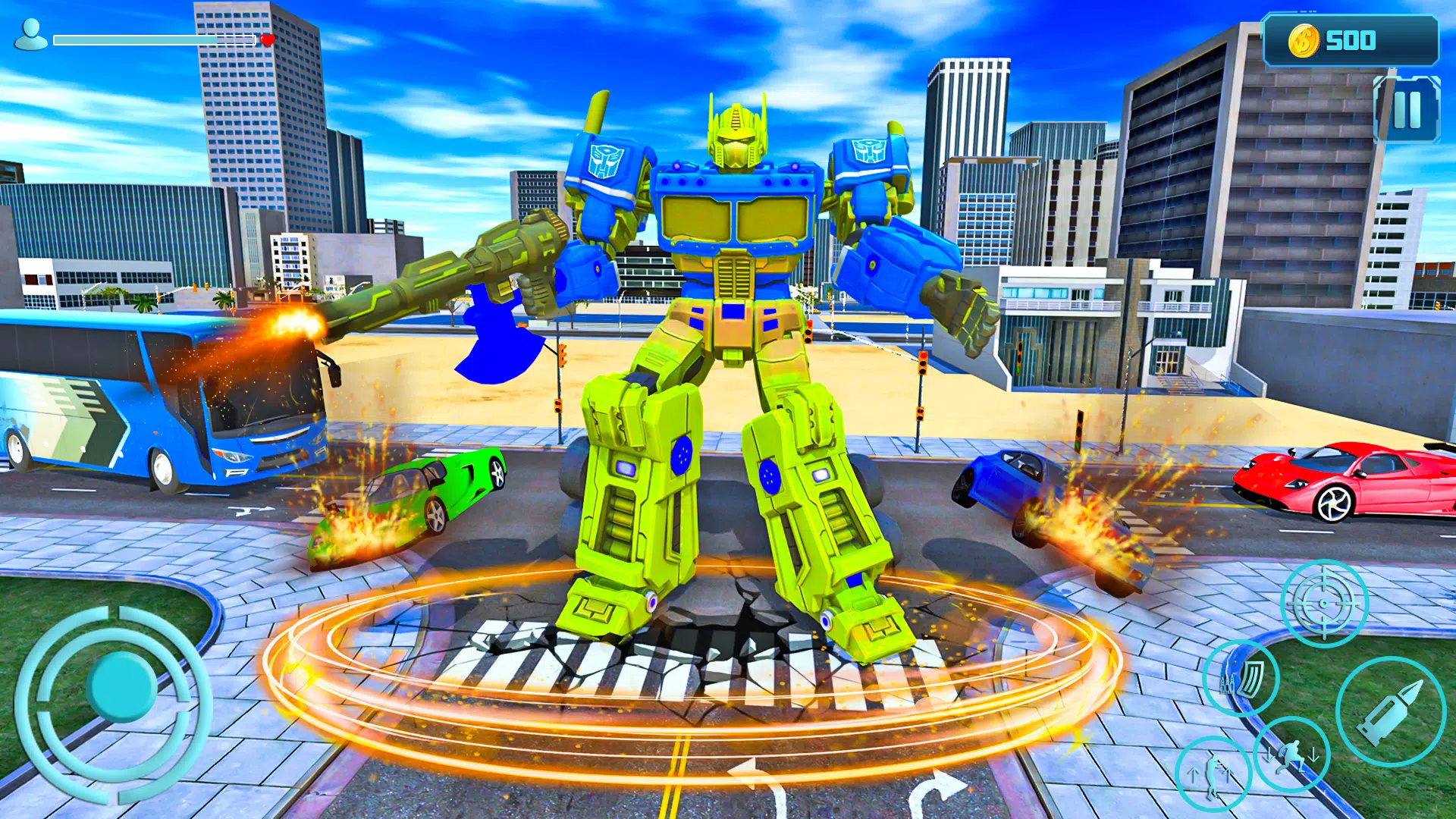 机器人汽车改造游戏3D