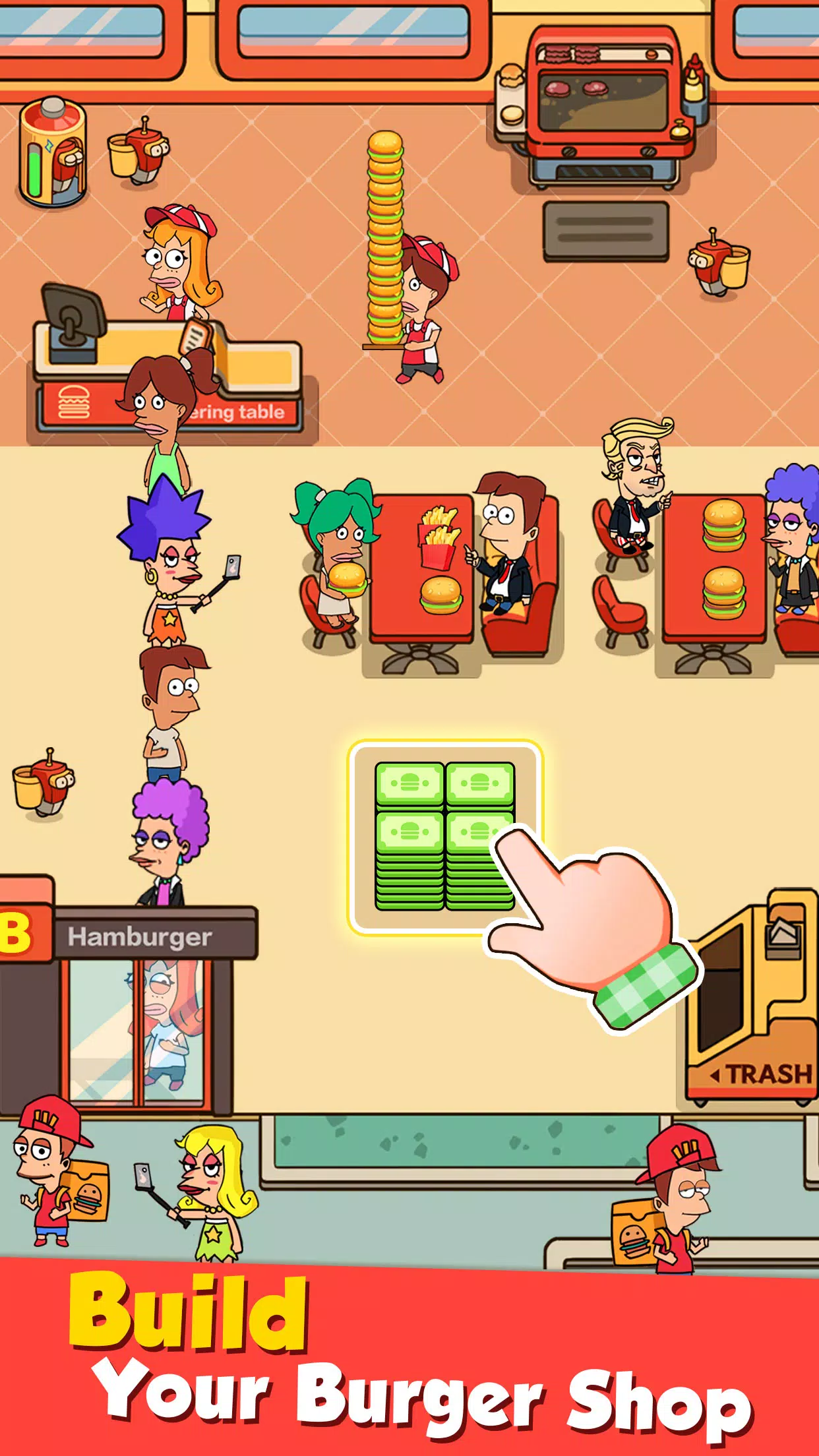 Idle Burger Tycoon - 开个汉堡店