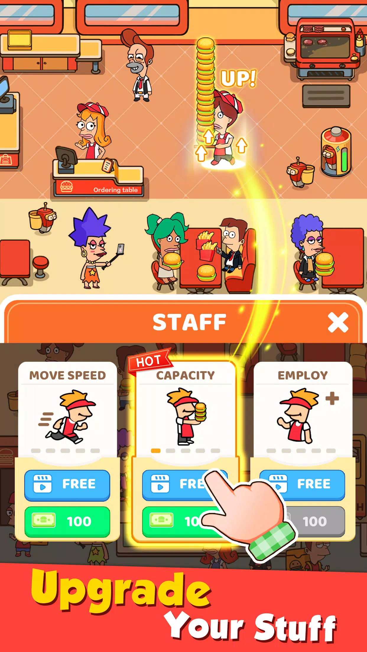 Idle Burger Tycoon - 开个汉堡店
