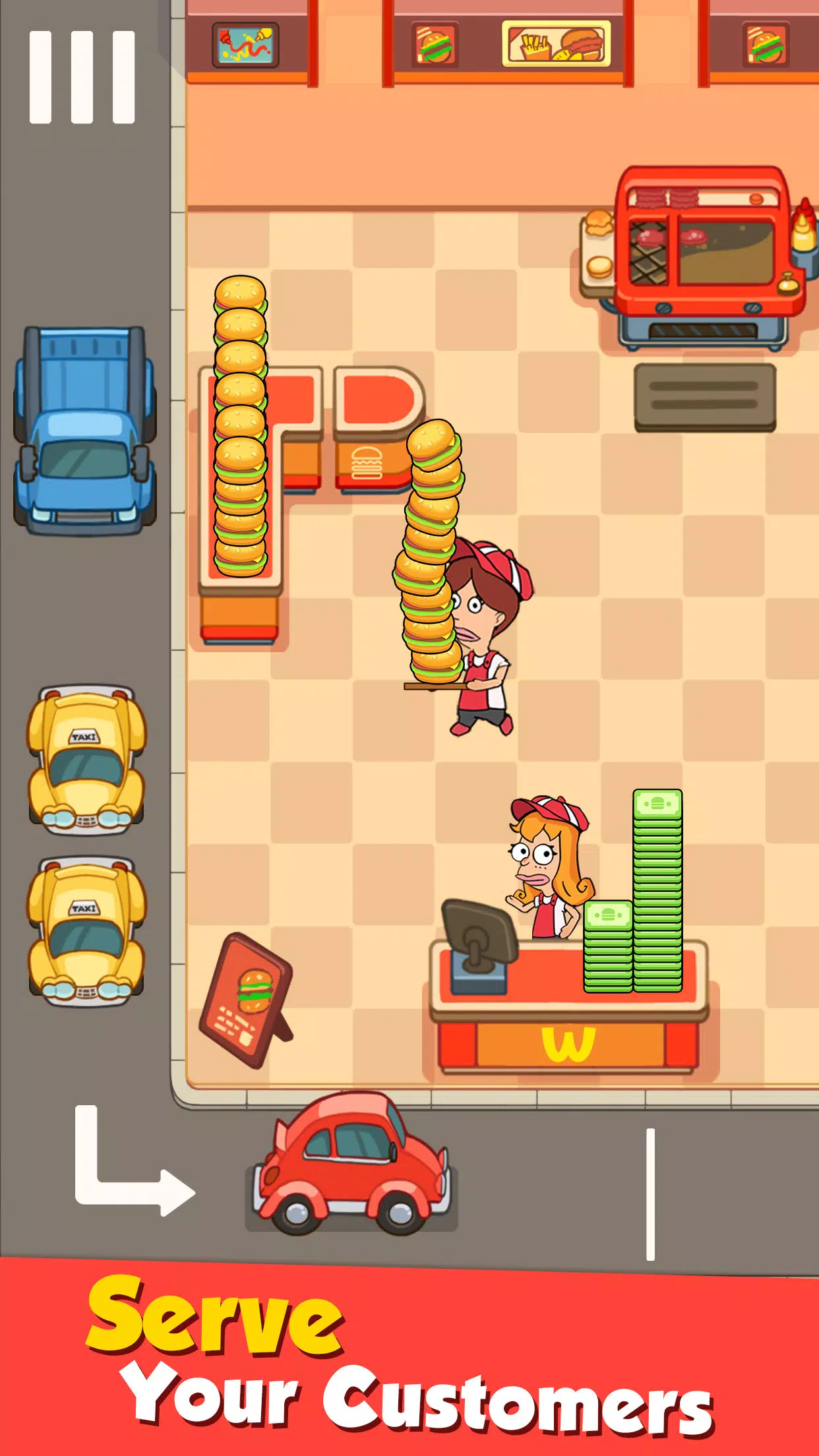 Idle Burger Tycoon - 开个汉堡店
