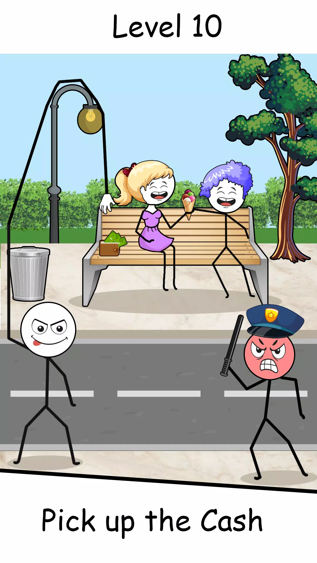 Stickman IQ Troll Robber游戏 Stickman IQ Troll Robber游戏