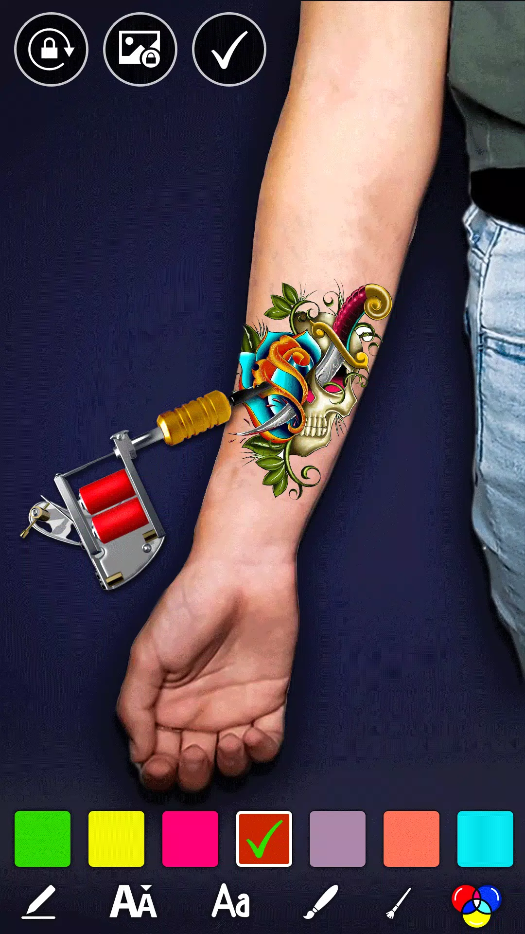 墨水纹身大师-纹身绘图和纹身制造商