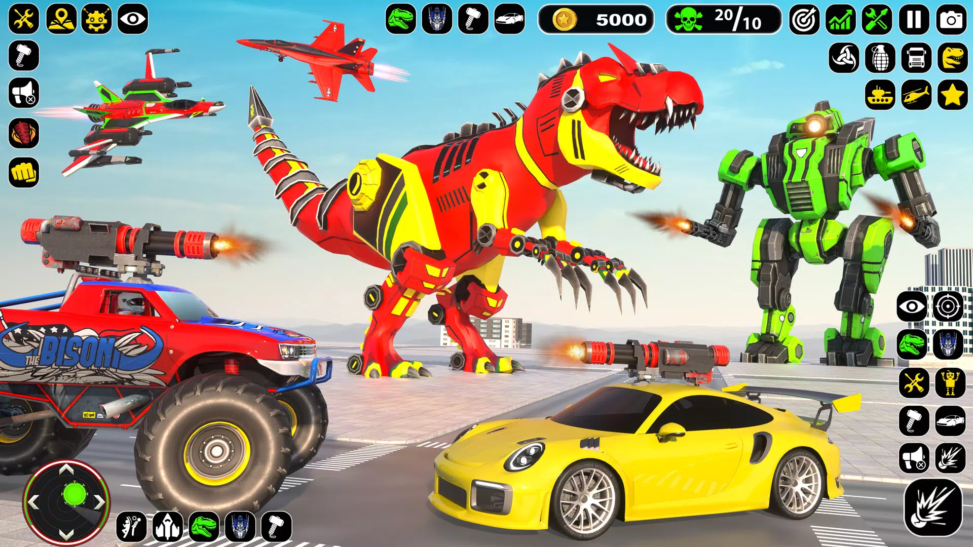 Grand Multi-Robot Transform 3D