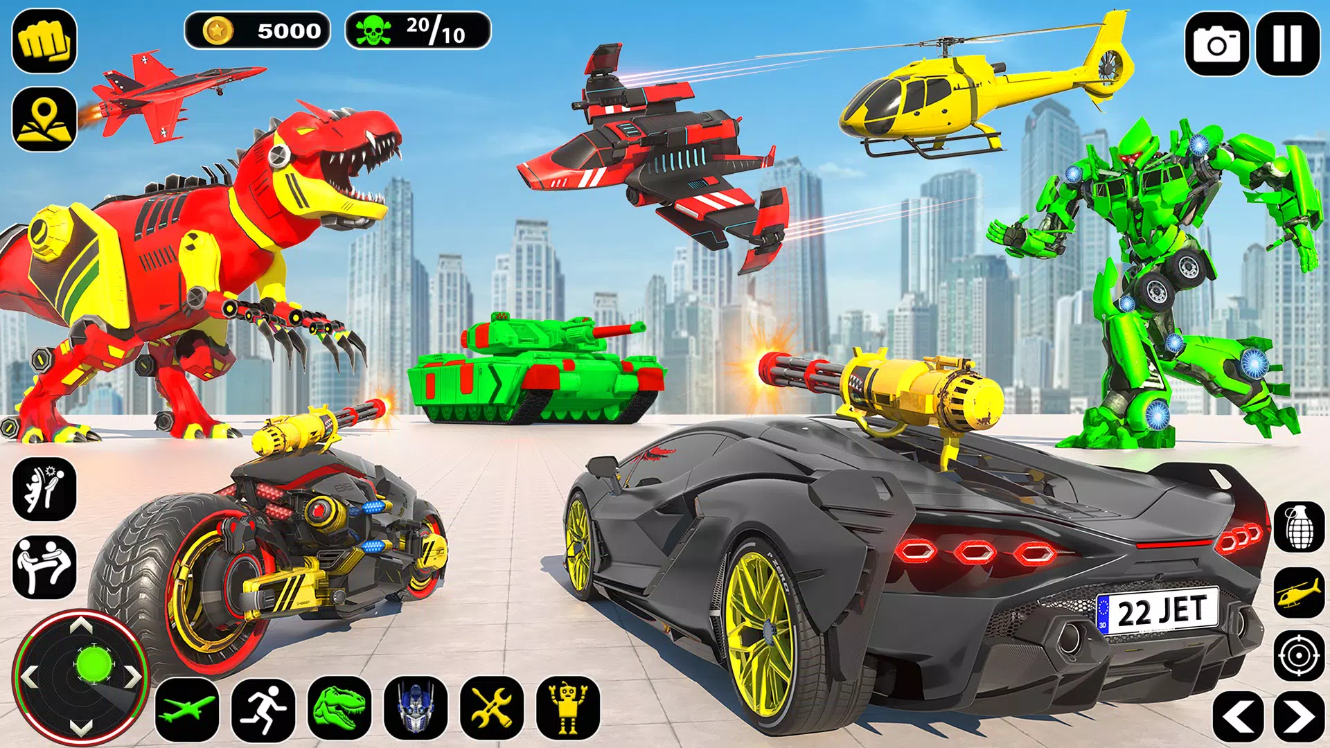 Grand Multi-Robot Transform 3D