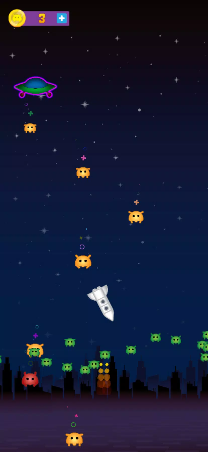 不明飞行物袭击