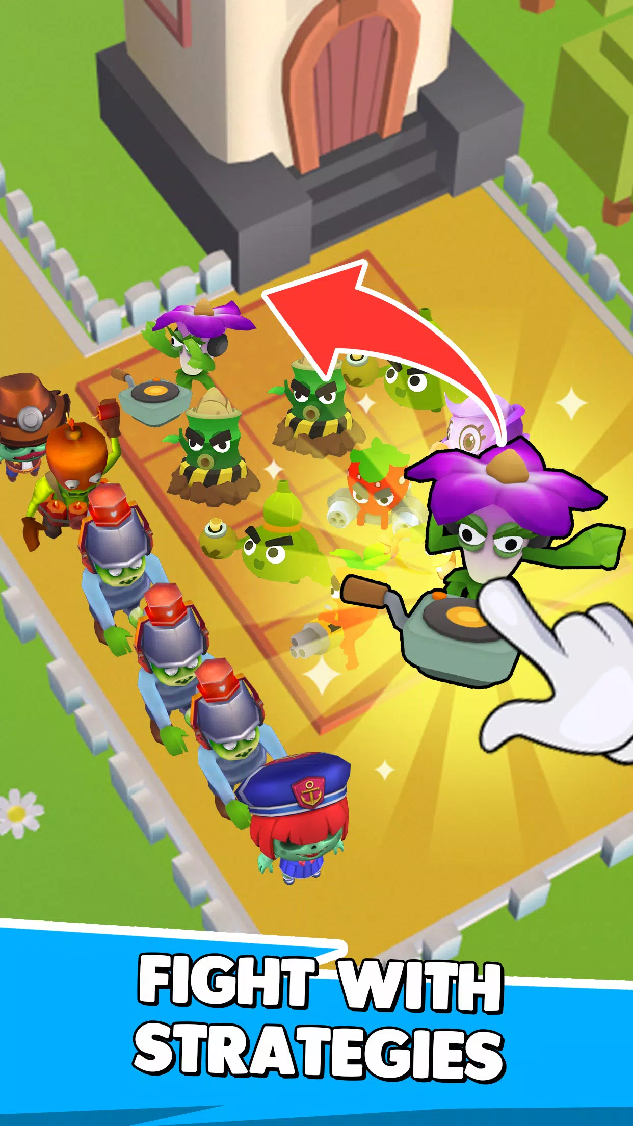 合并植物防御3D