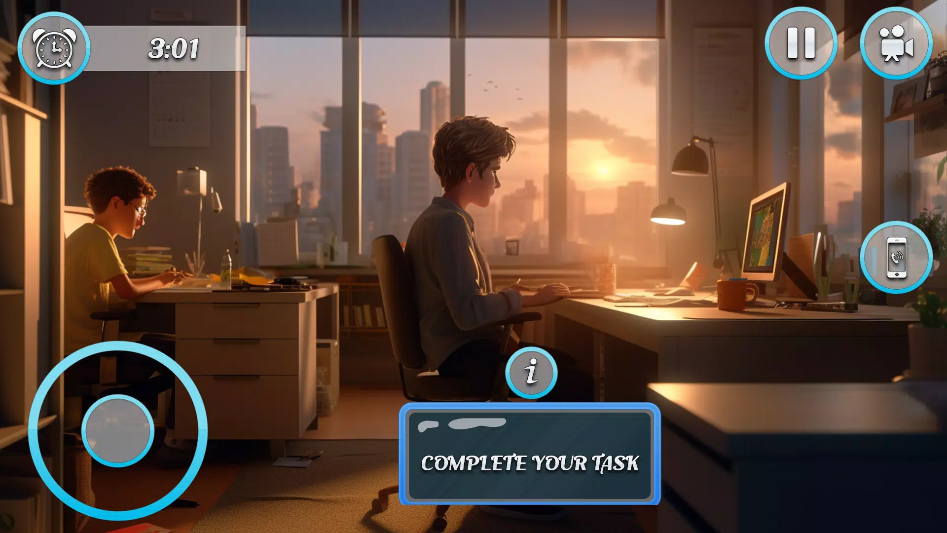 虚拟办公室男孩老板生活