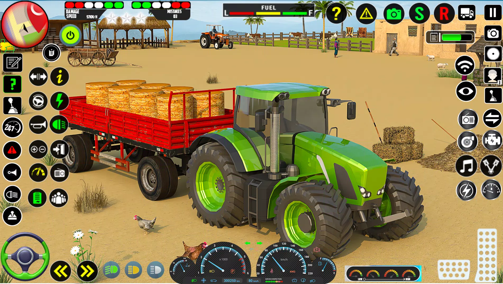 重型拖拉机手推车3D游戏 重型拖拉机手推车3D游戏