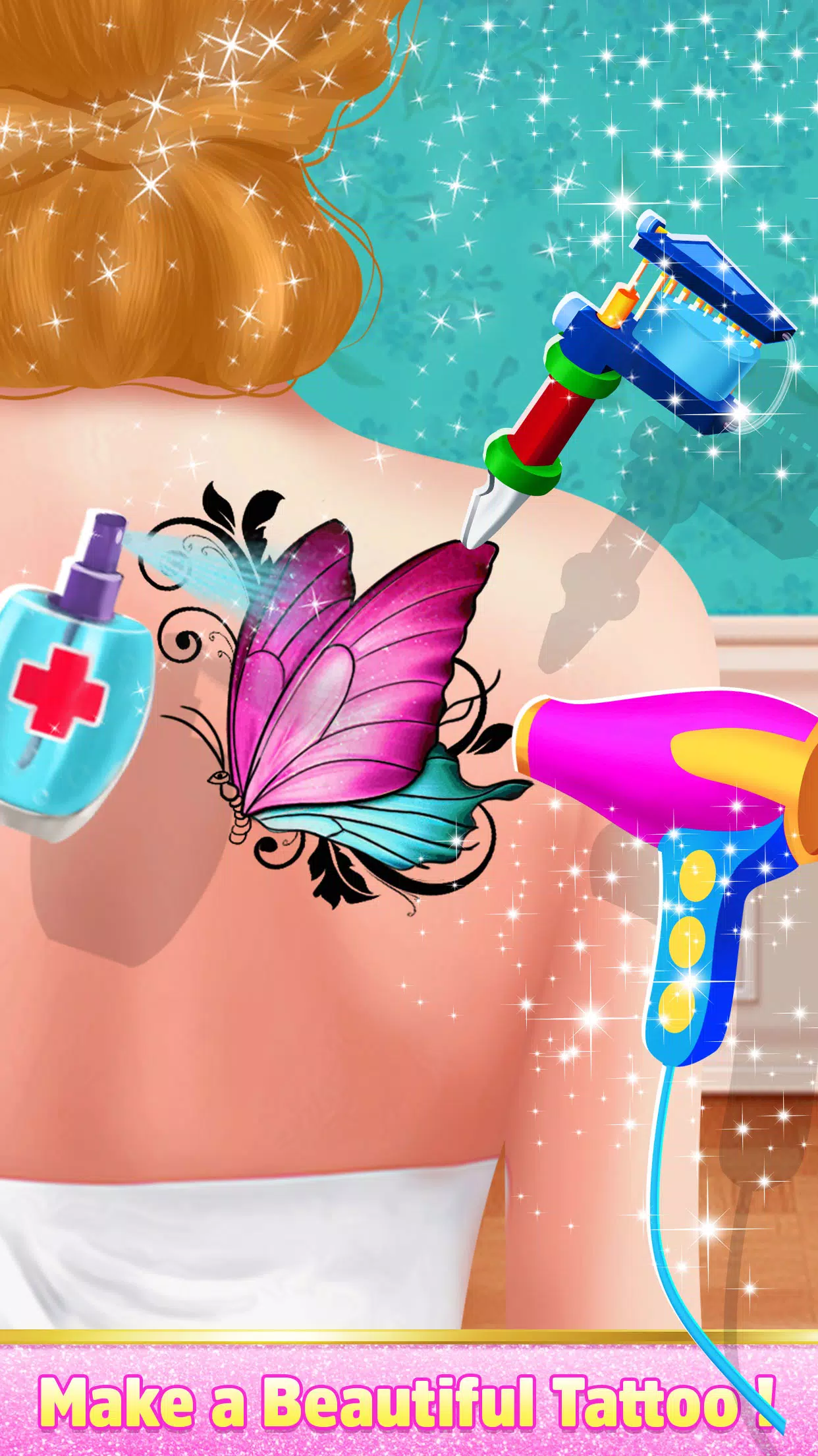 女孩美甲与时尚沙龙