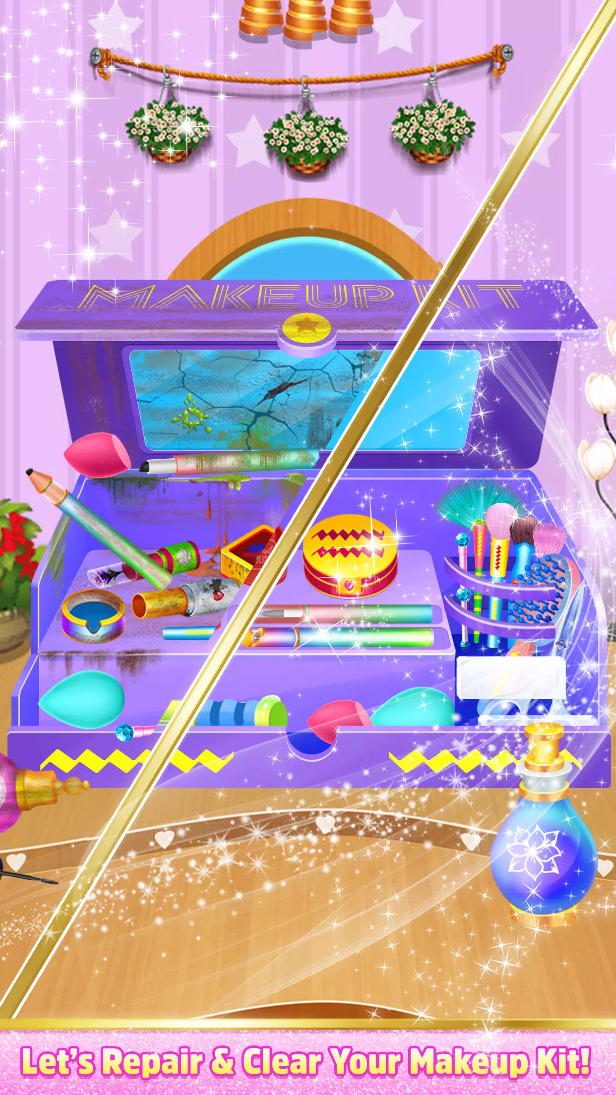 女孩美甲与时尚沙龙