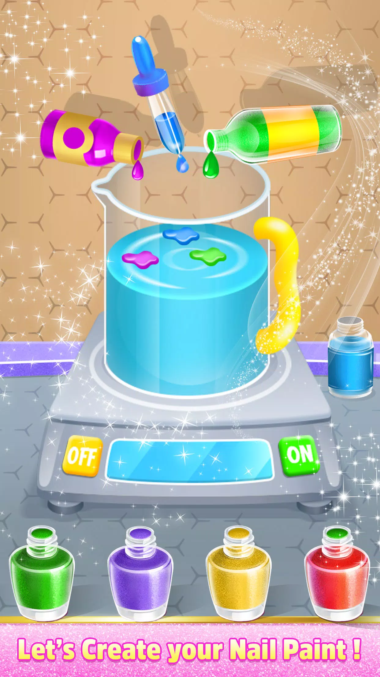 女孩美甲与时尚沙龙