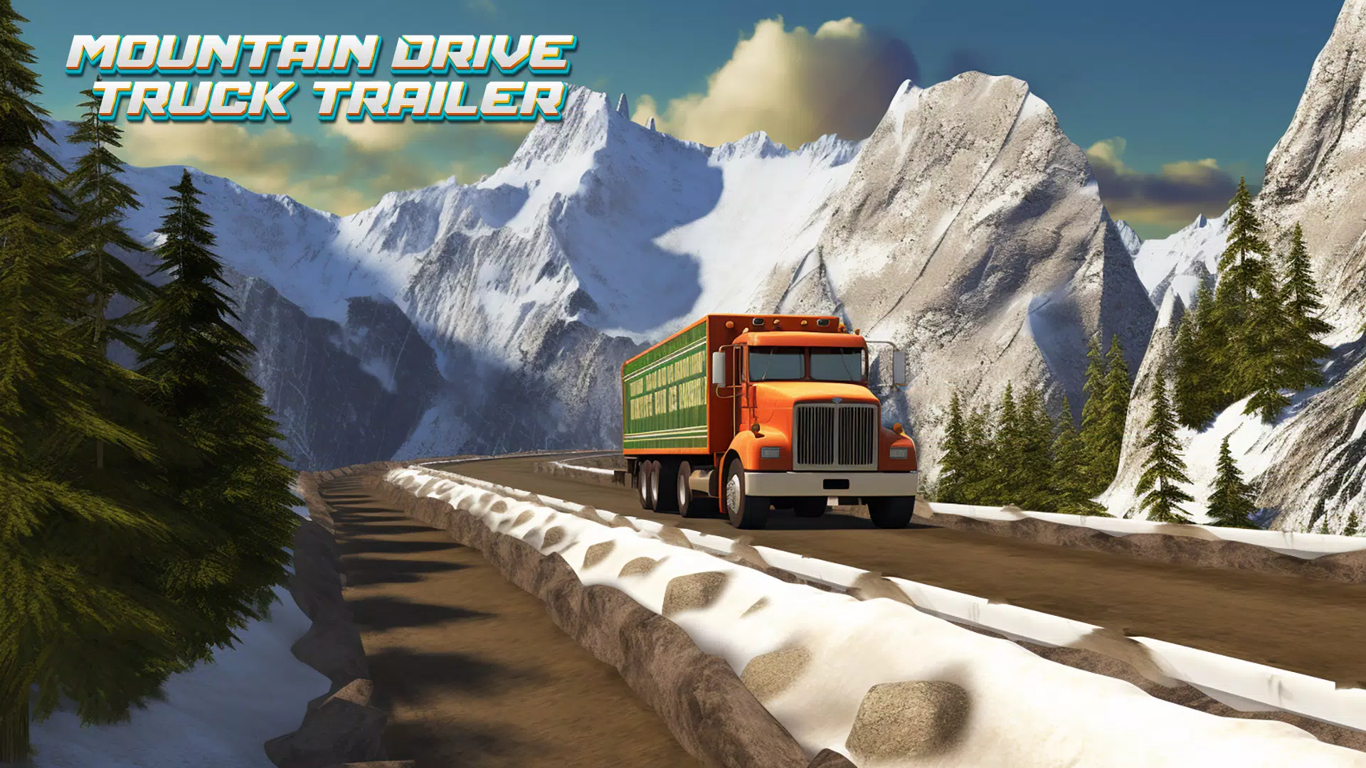 驾驶山地卡车拖车