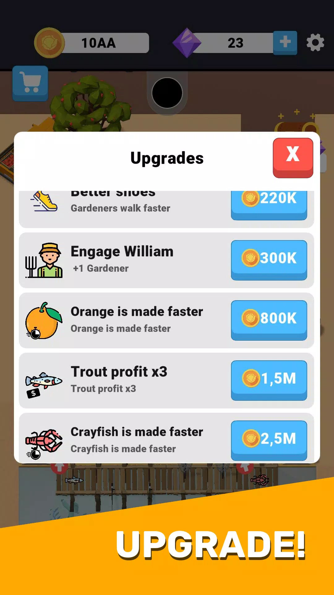 丰收天堂大亨空闲