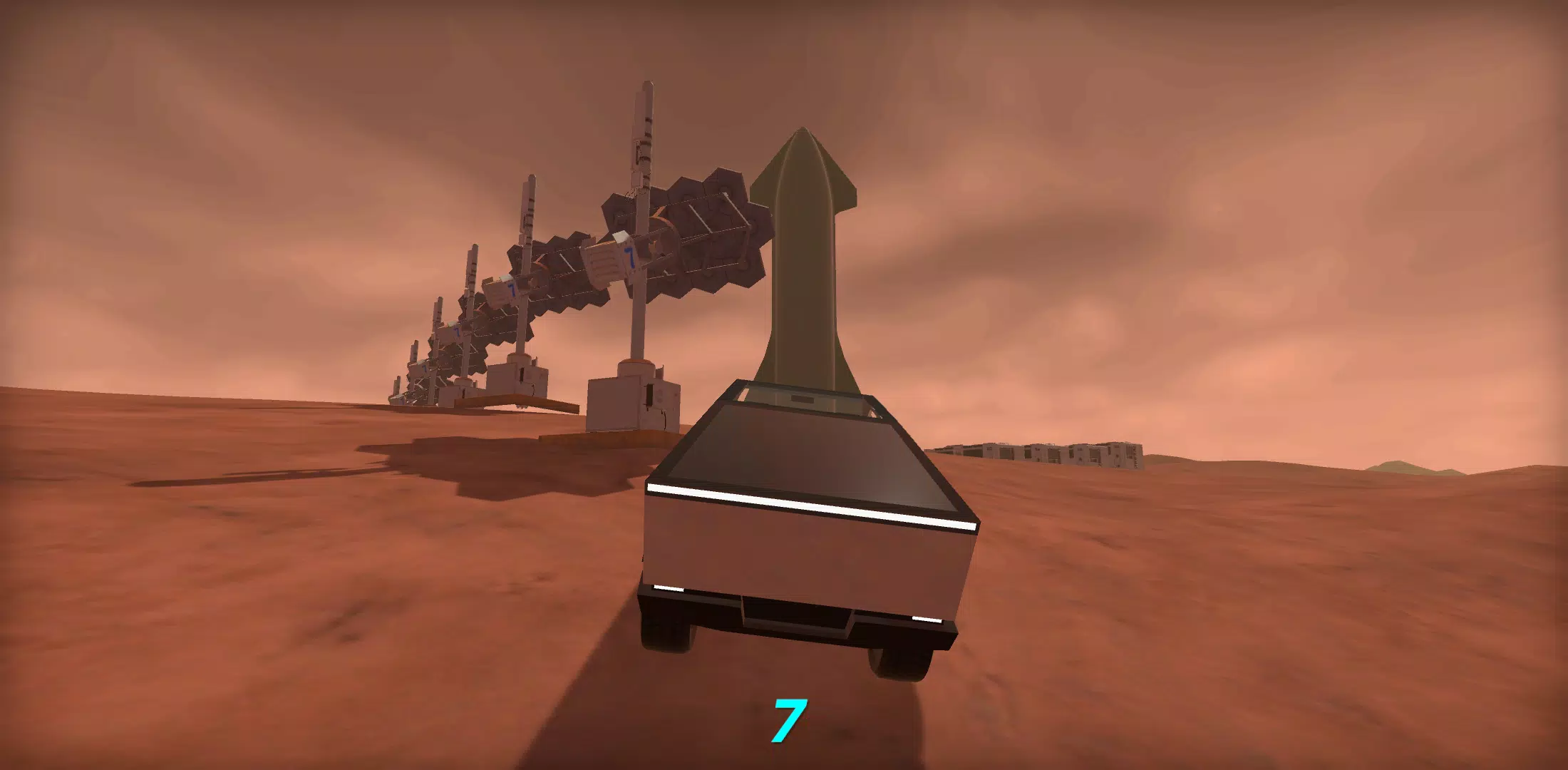 火星上的探测车