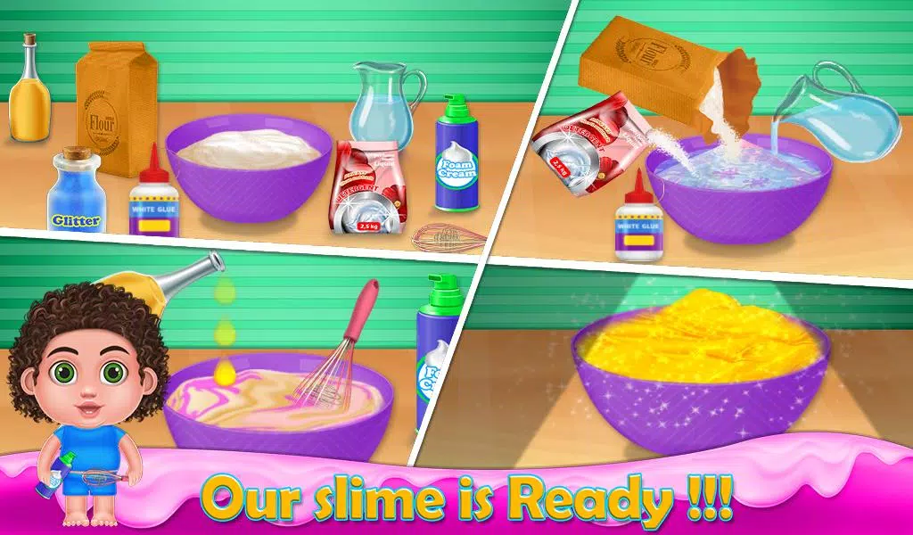 蓬松的Slime Maker-Diy Slime