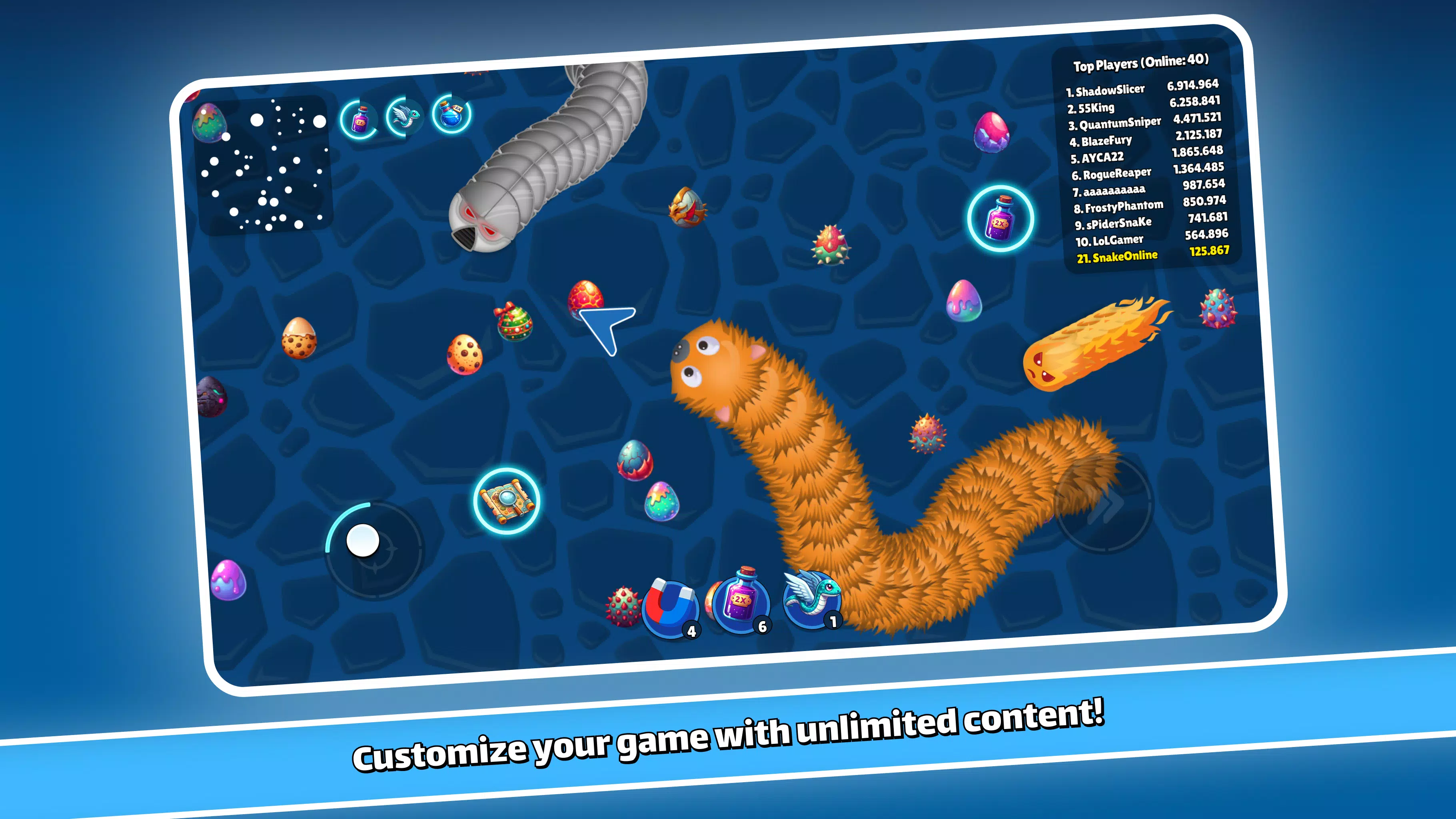 蛇在线：蠕虫多人游戏