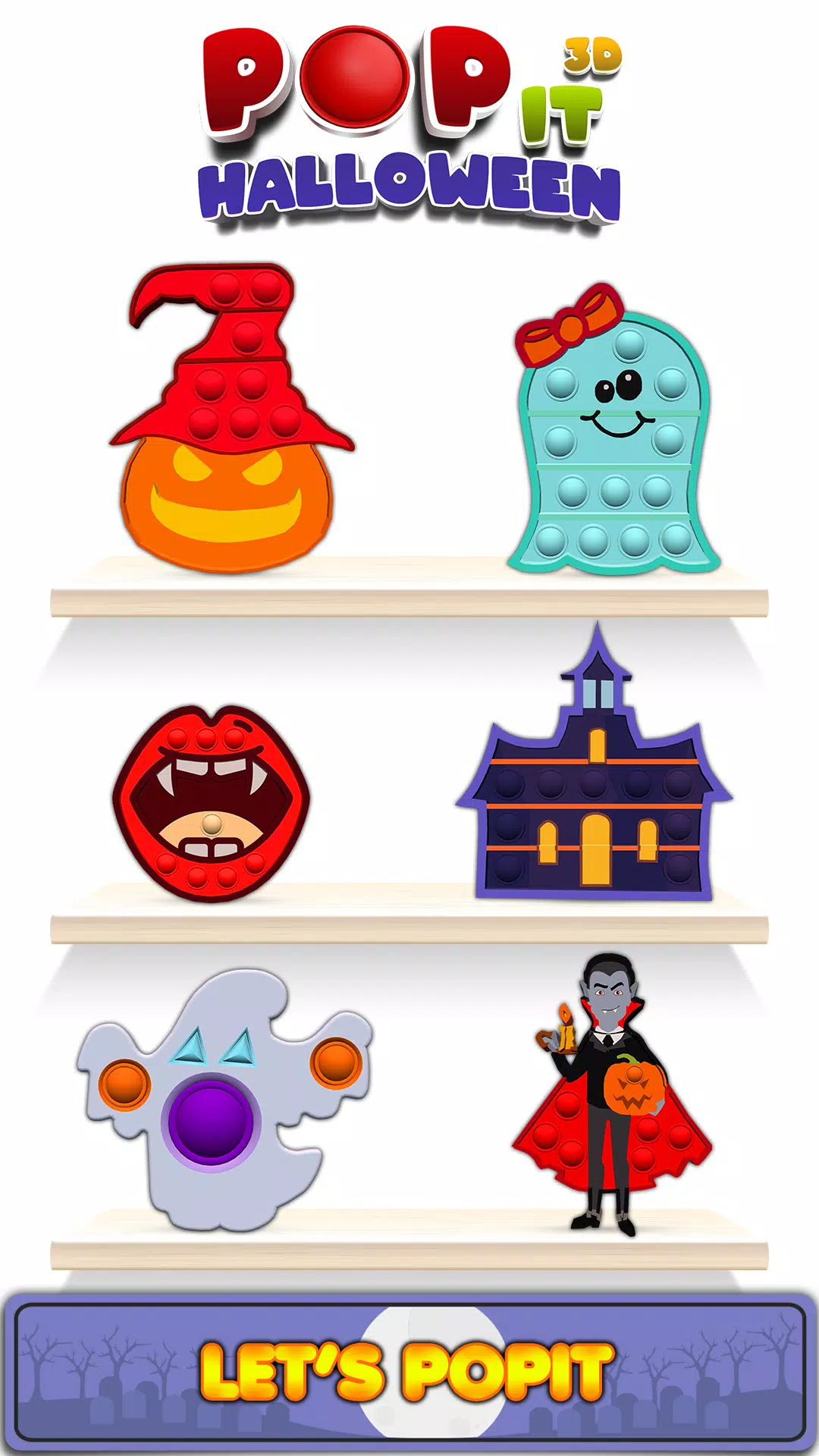 Pop-It万圣节3D令人满意
