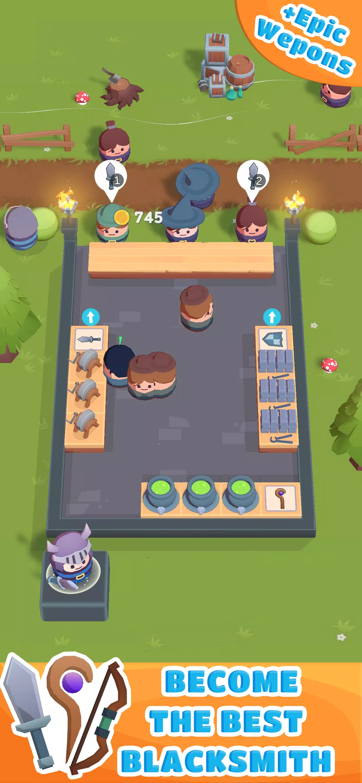 英雄铁匠闲置RPG