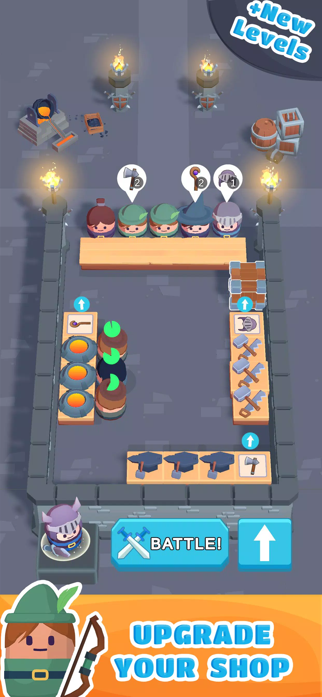 英雄铁匠闲置RPG