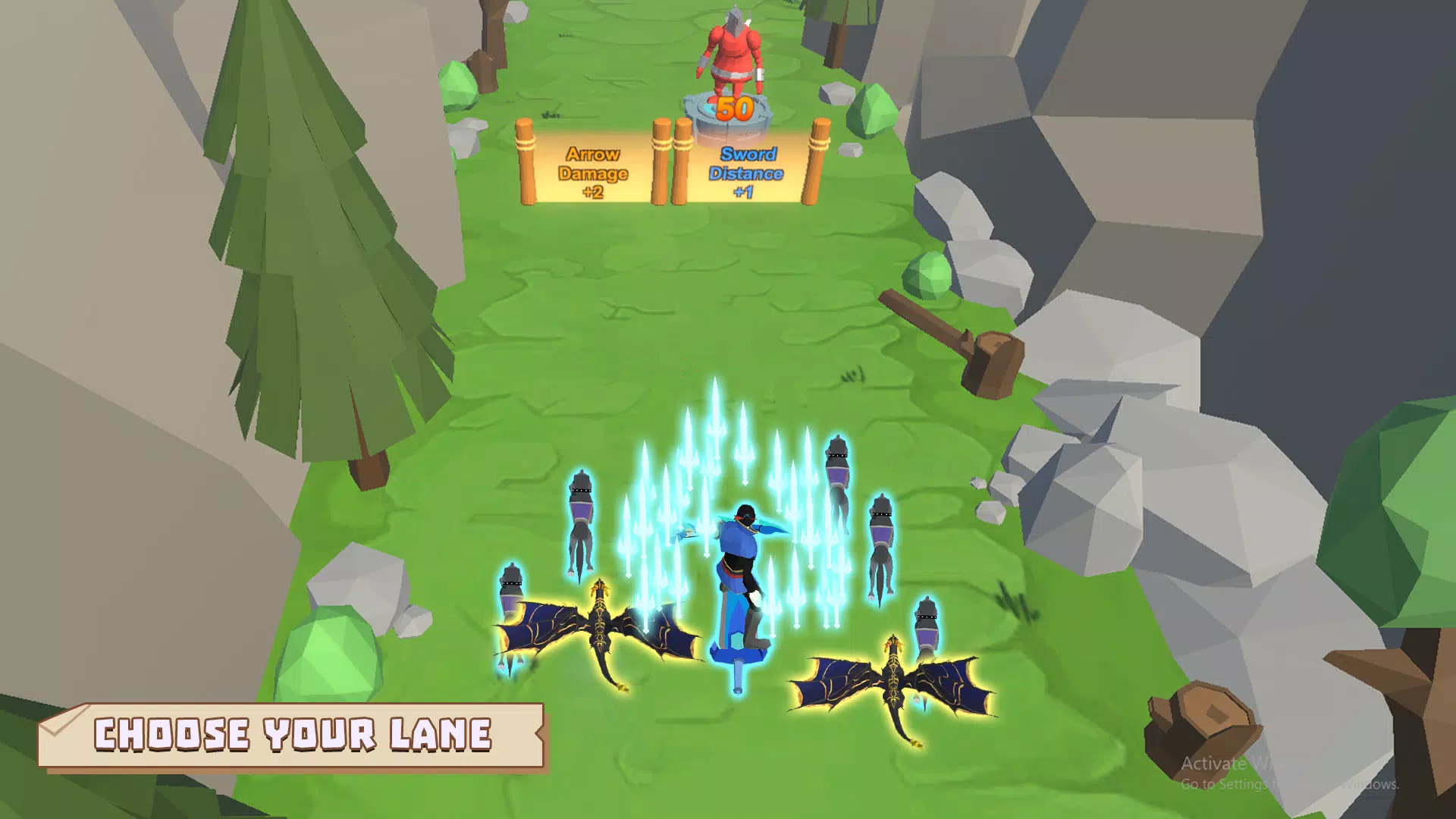 弓箭手冲刺：剑与箭