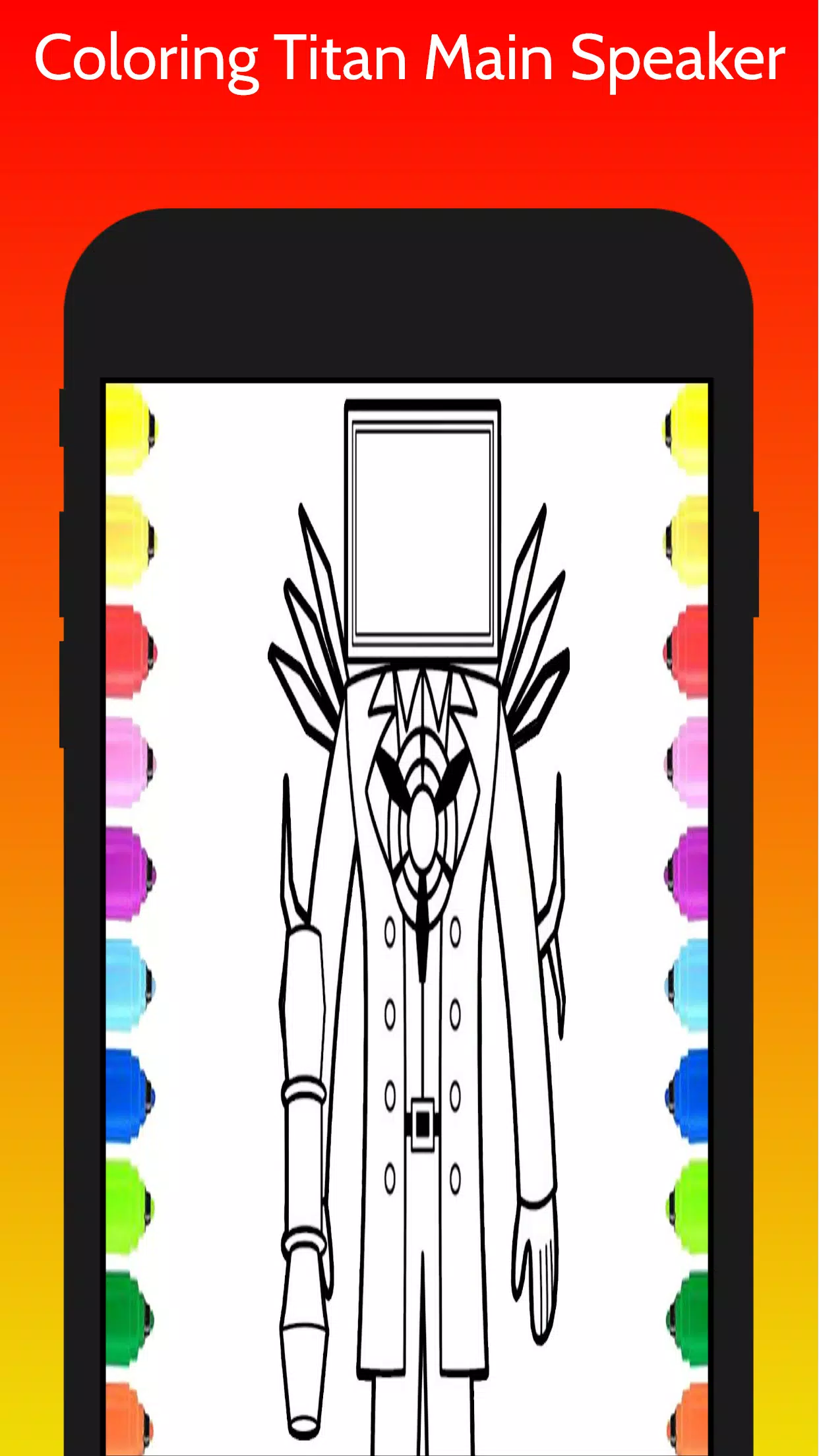 Titan Man电视着色游戏