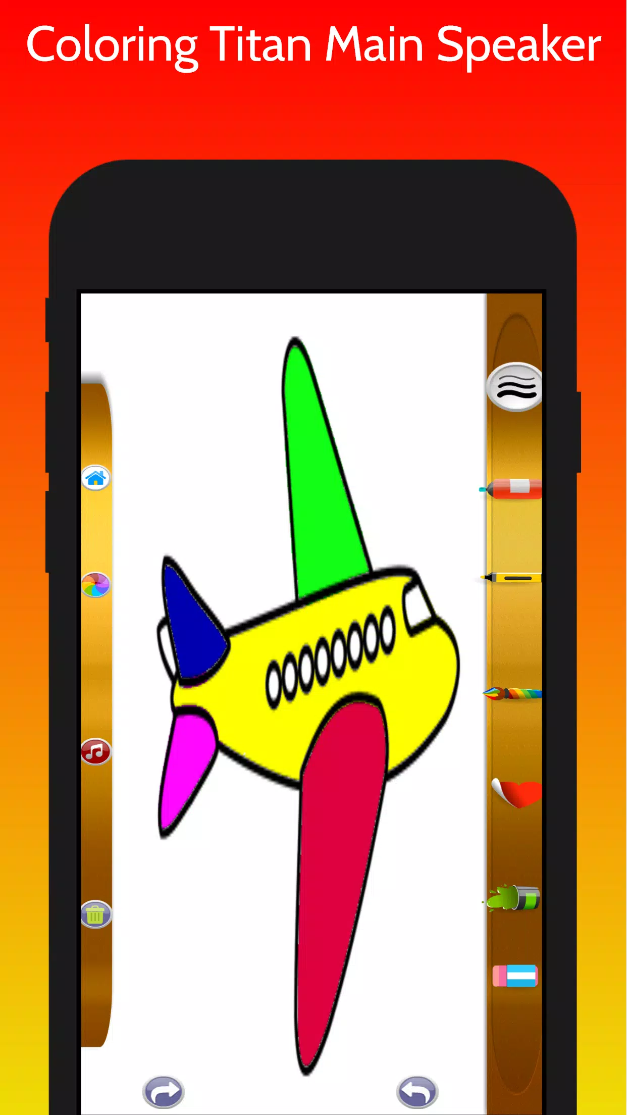 Titan Man电视着色游戏