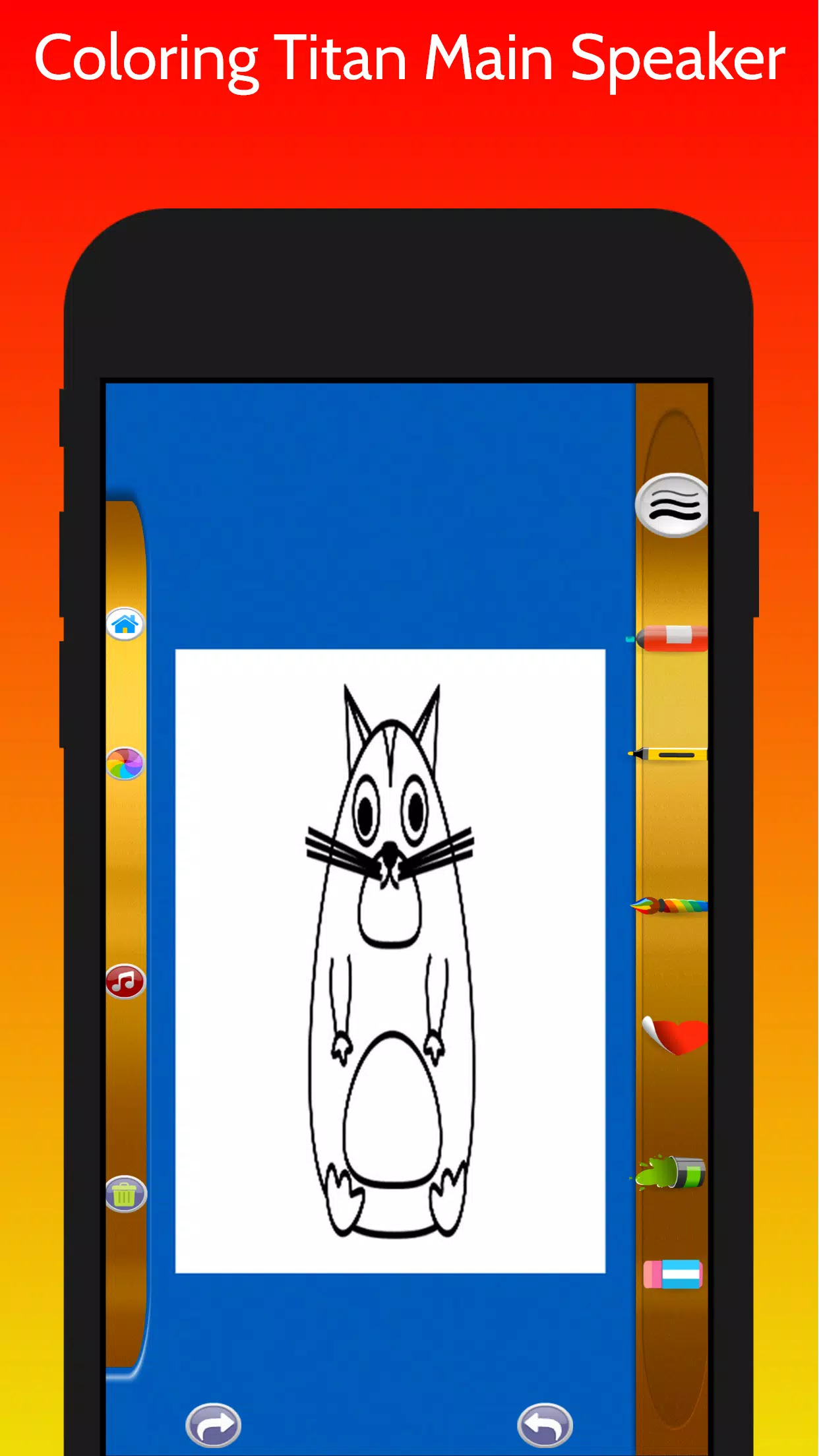 Titan Man电视着色游戏