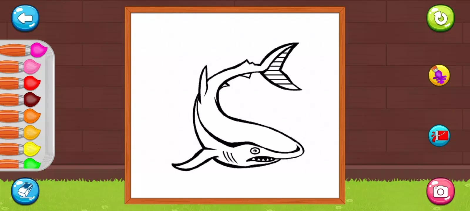 Megalodon鲨鱼着色