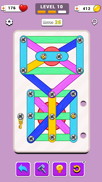 螺母和螺栓拼图