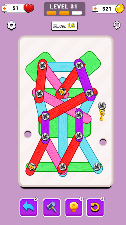 螺母和螺栓拼图