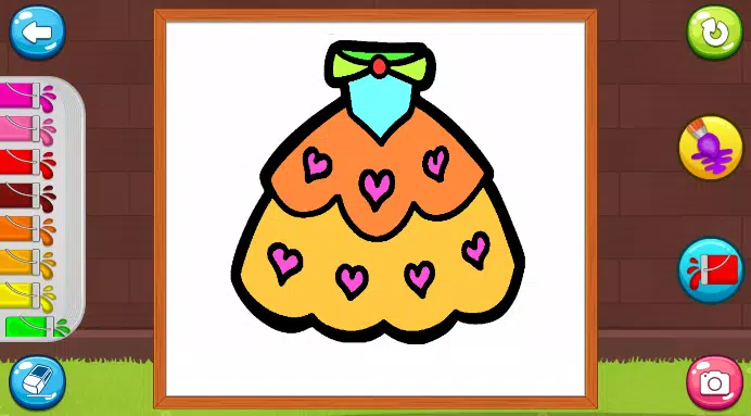 婚纱着色游戏 婚纱着色游戏