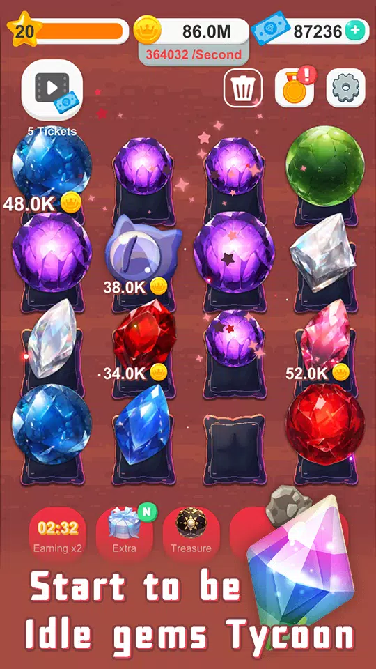 合并宝石 - 挂机宝石大亨 合并宝石 - 挂机宝石大亨