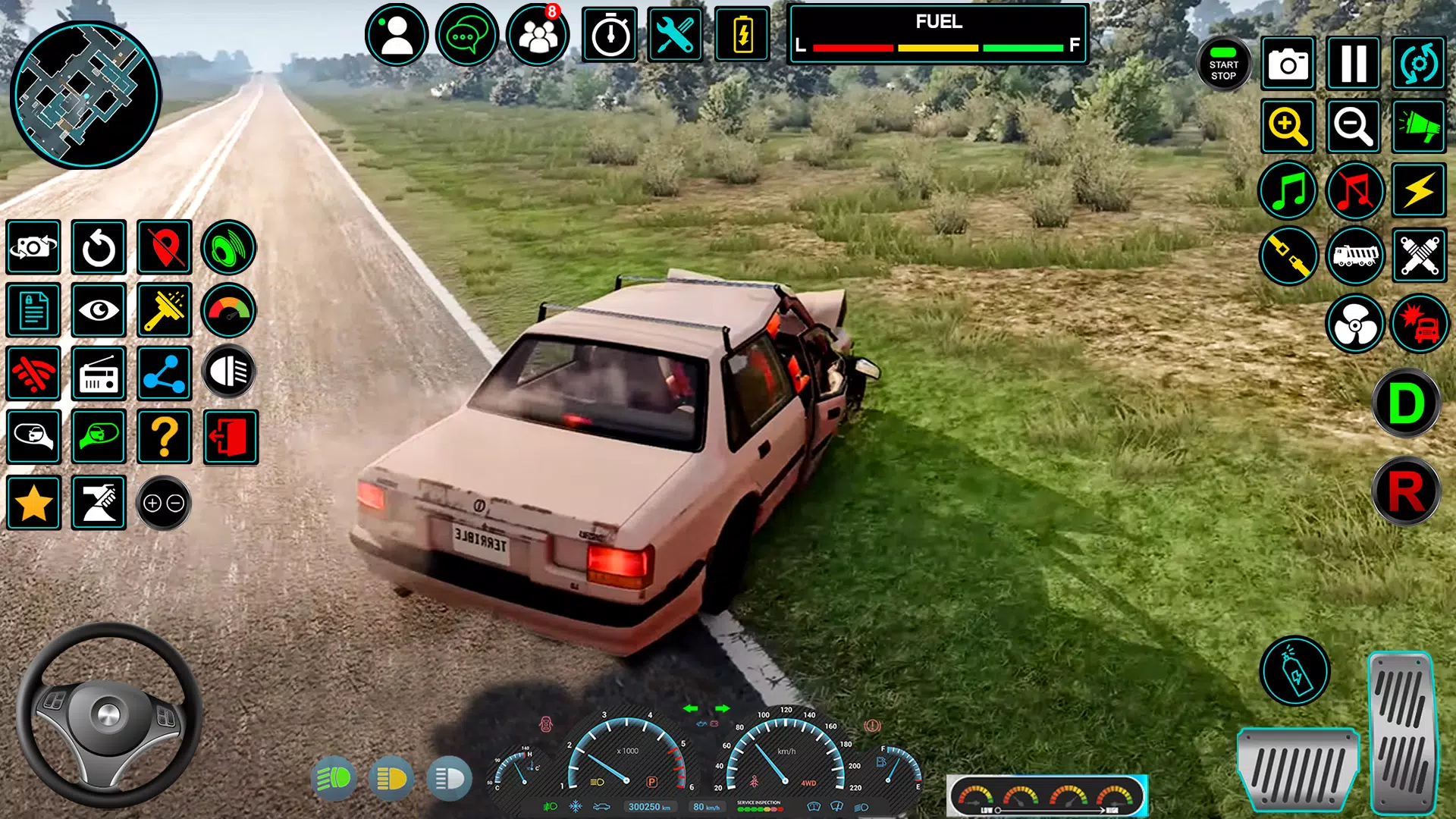 汽车碰撞汽车驾驶游戏3d