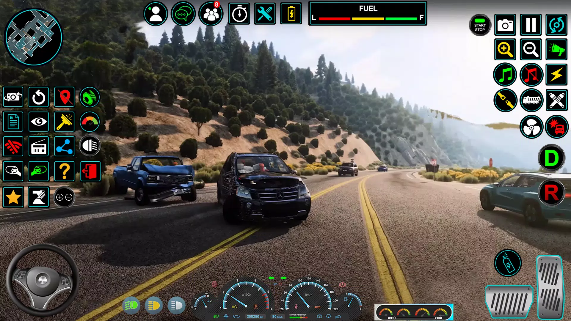 汽车碰撞汽车驾驶游戏3d