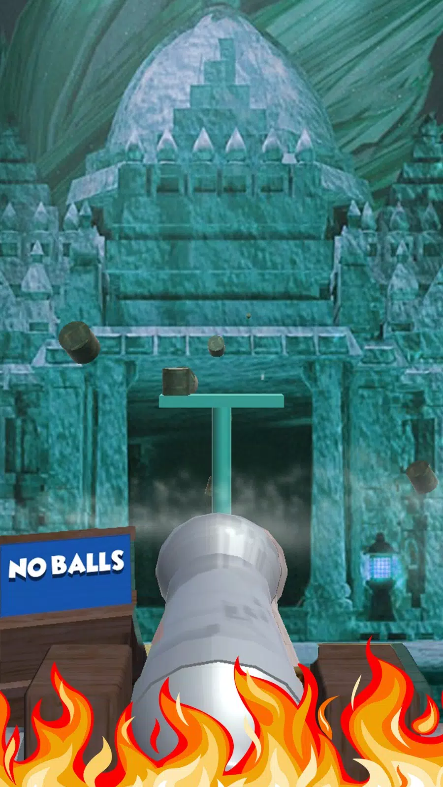 打击和击倒罐子