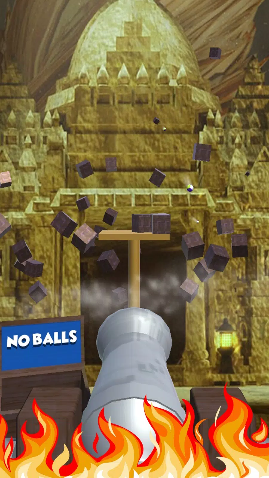 打击和击倒罐子