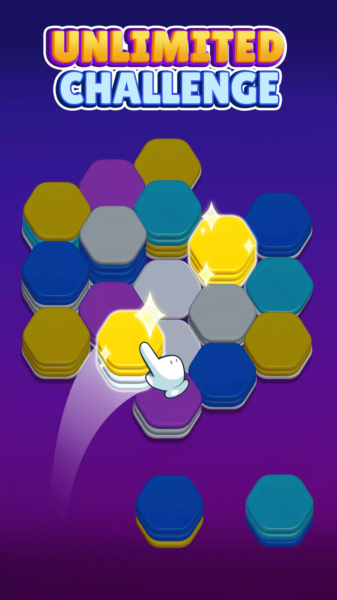 彩色六进制排序益智游戏 彩色六进制排序益智游戏