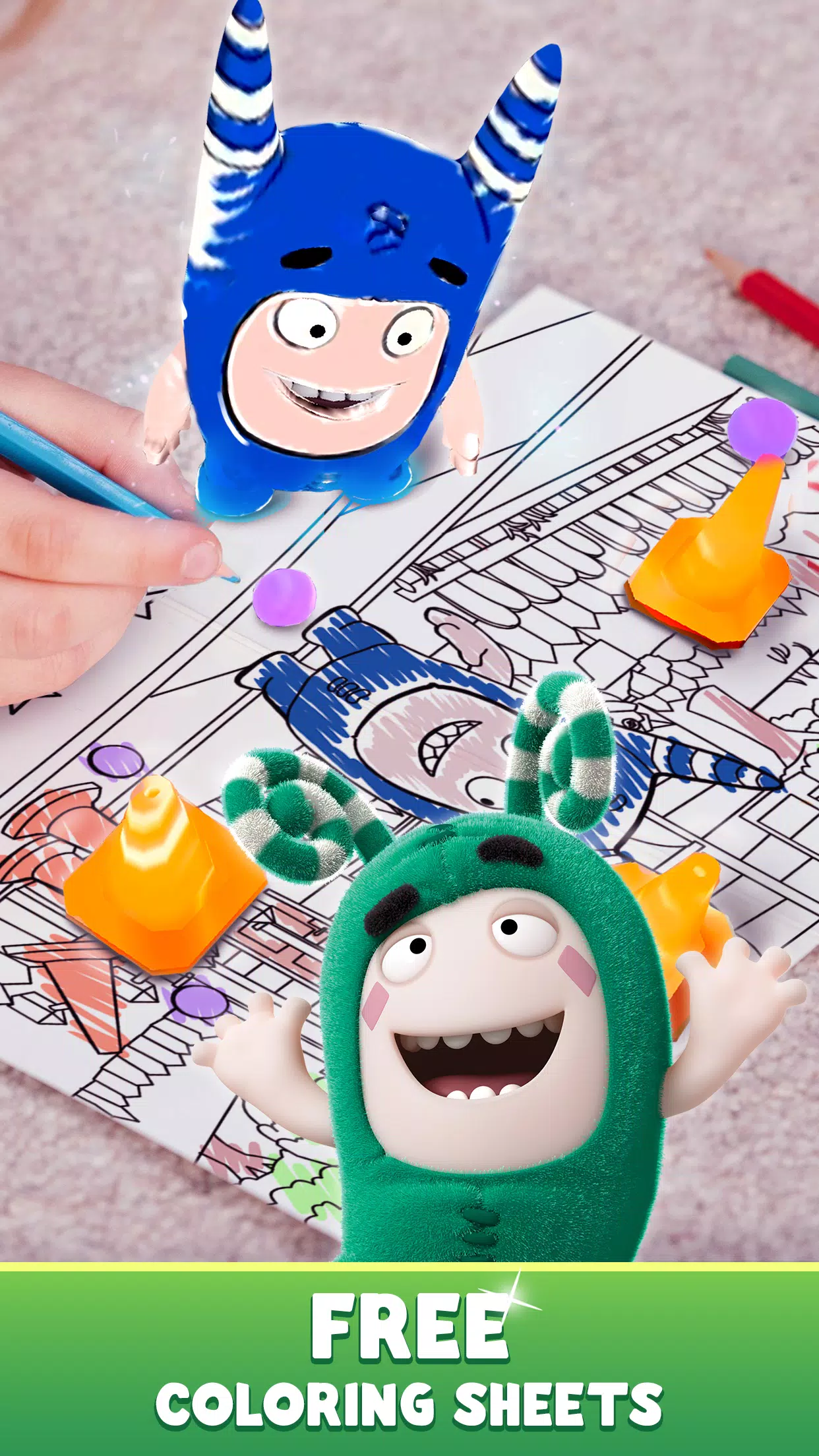Oddbods Live着色（AR）