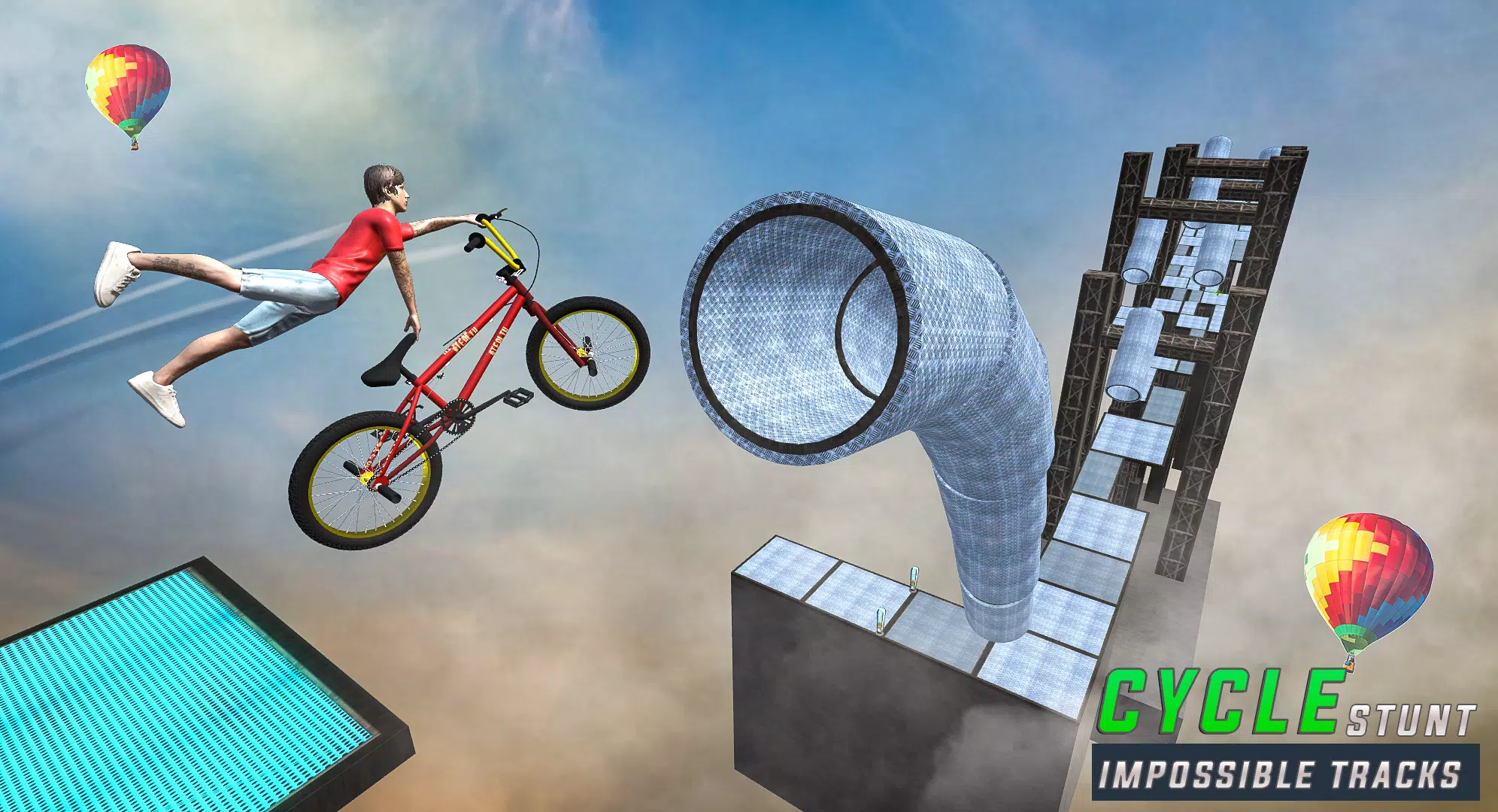 BMX自行车坡道特技游戏