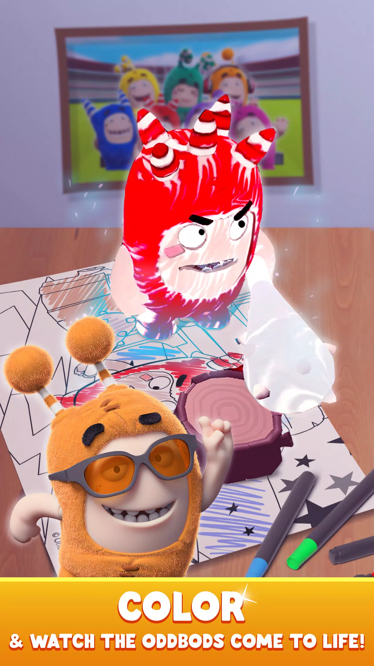 Oddbods Live着色（AR）