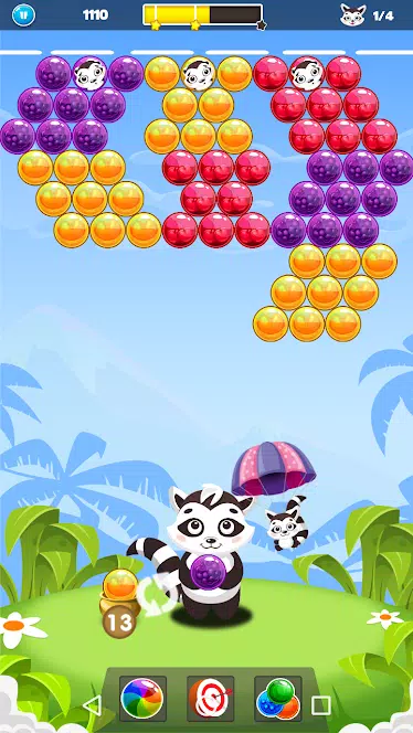 泡泡射击：浣熊救援