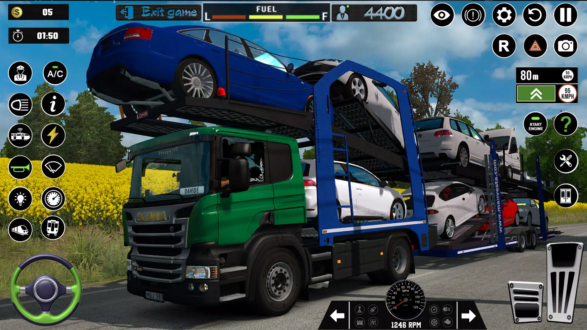 2023 年汽车货运卡车游戏